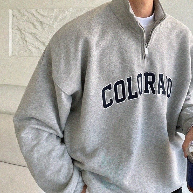 KC No. 155 HALF-ZIP COLORADO SWEATER |MO - KŌSEI COLLECTIVE コーセイコレクティブ|Korean Fashion|Japanese Fashion|Asian Fashion| Asian Jewelry